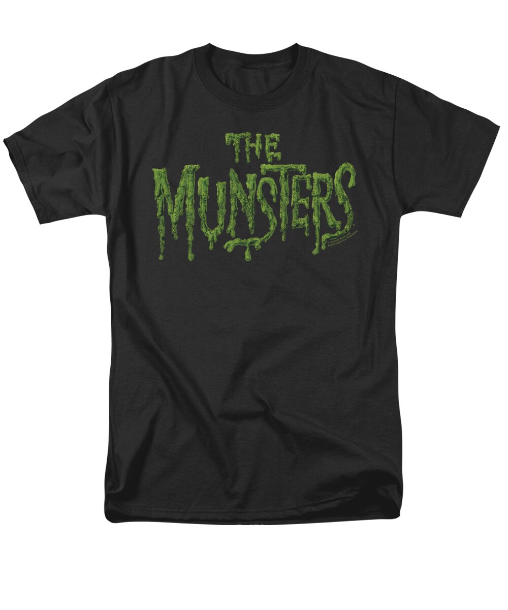 Munsters Men's T-Shirt (Regular Fit) featuring the digital art Munsters - Distress Logo by Brand A