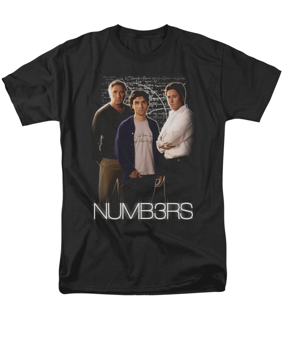  Men's T-Shirt (Regular Fit) featuring the digital art Numbers - Equations by Brand A
