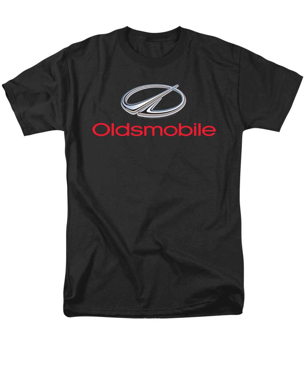  Men's T-Shirt (Regular Fit) featuring the digital art Oldsmobile - Modern Logo by Brand A