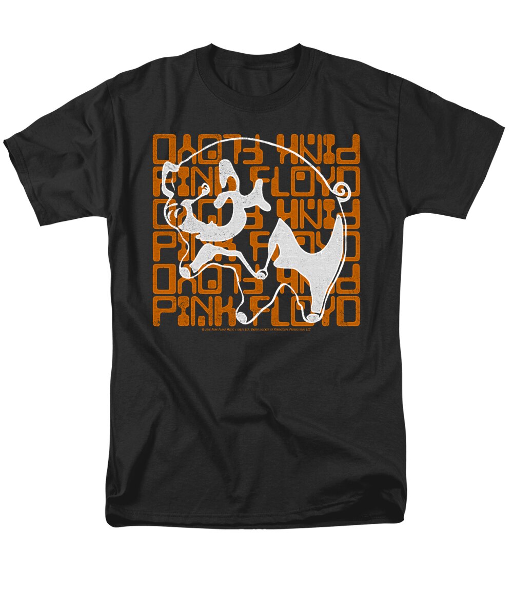  Men's T-Shirt (Regular Fit) featuring the digital art Pink Floyd - Pig by Brand A
