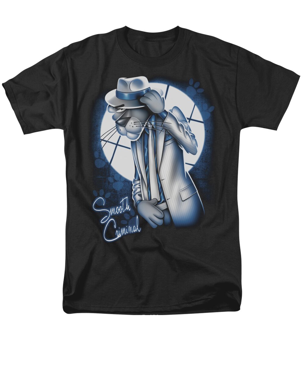  Men's T-Shirt (Regular Fit) featuring the digital art Pink Panther - Smooth Criminal by Brand A