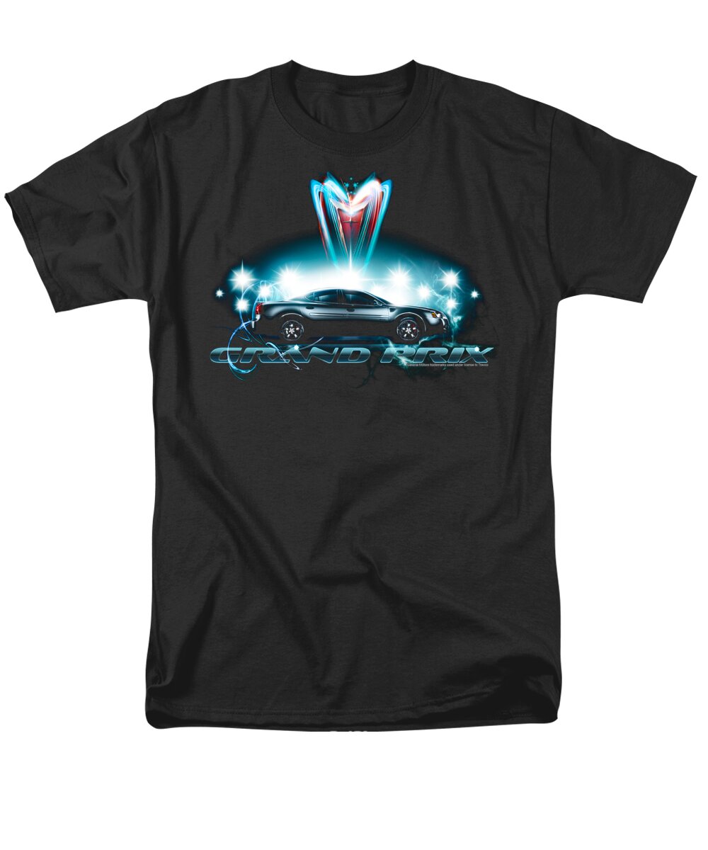  Men's T-Shirt (Regular Fit) featuring the digital art Pontiac - Silver Grand Am by Brand A