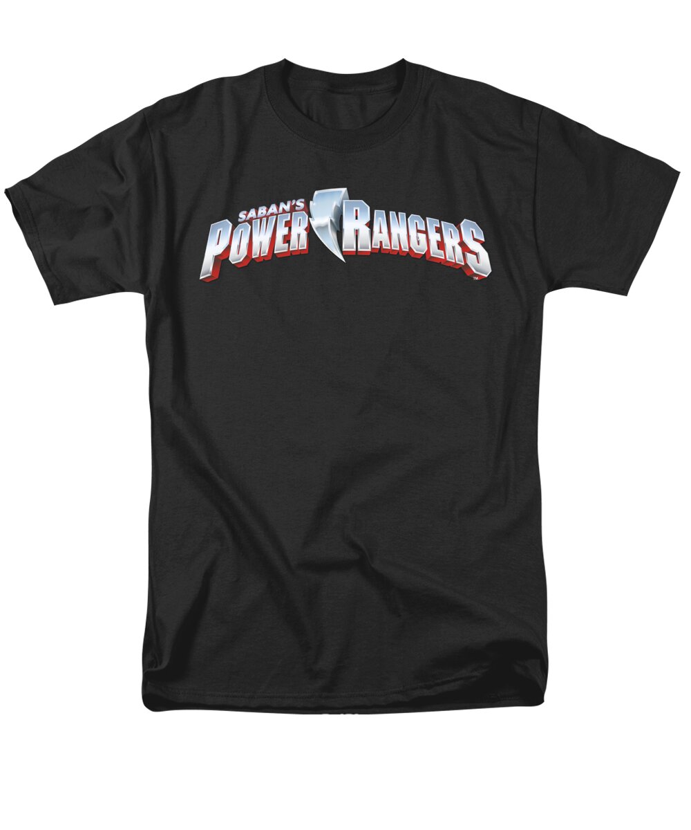  Men's T-Shirt (Regular Fit) featuring the digital art Power Rangers - New Logo by Brand A