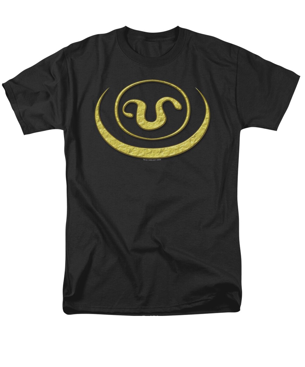  Men's T-Shirt (Regular Fit) featuring the digital art Sg1 - Goa'uld Apothis Symbol by Brand A