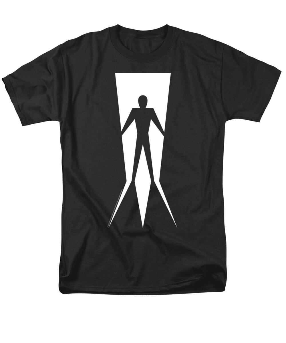  Men's T-Shirt (Regular Fit) featuring the digital art Shadowman - Vintage Shadowman by Brand A