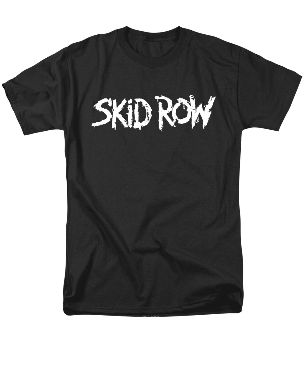  Men's T-Shirt (Regular Fit) featuring the digital art Skid Row - Logo by Brand A