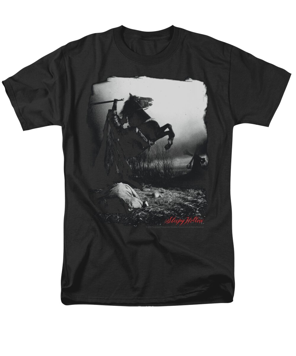 Sleepy Hollow Men's T-Shirt (Regular Fit) featuring the digital art Sleepy Hollow - Foggy Night by Brand A