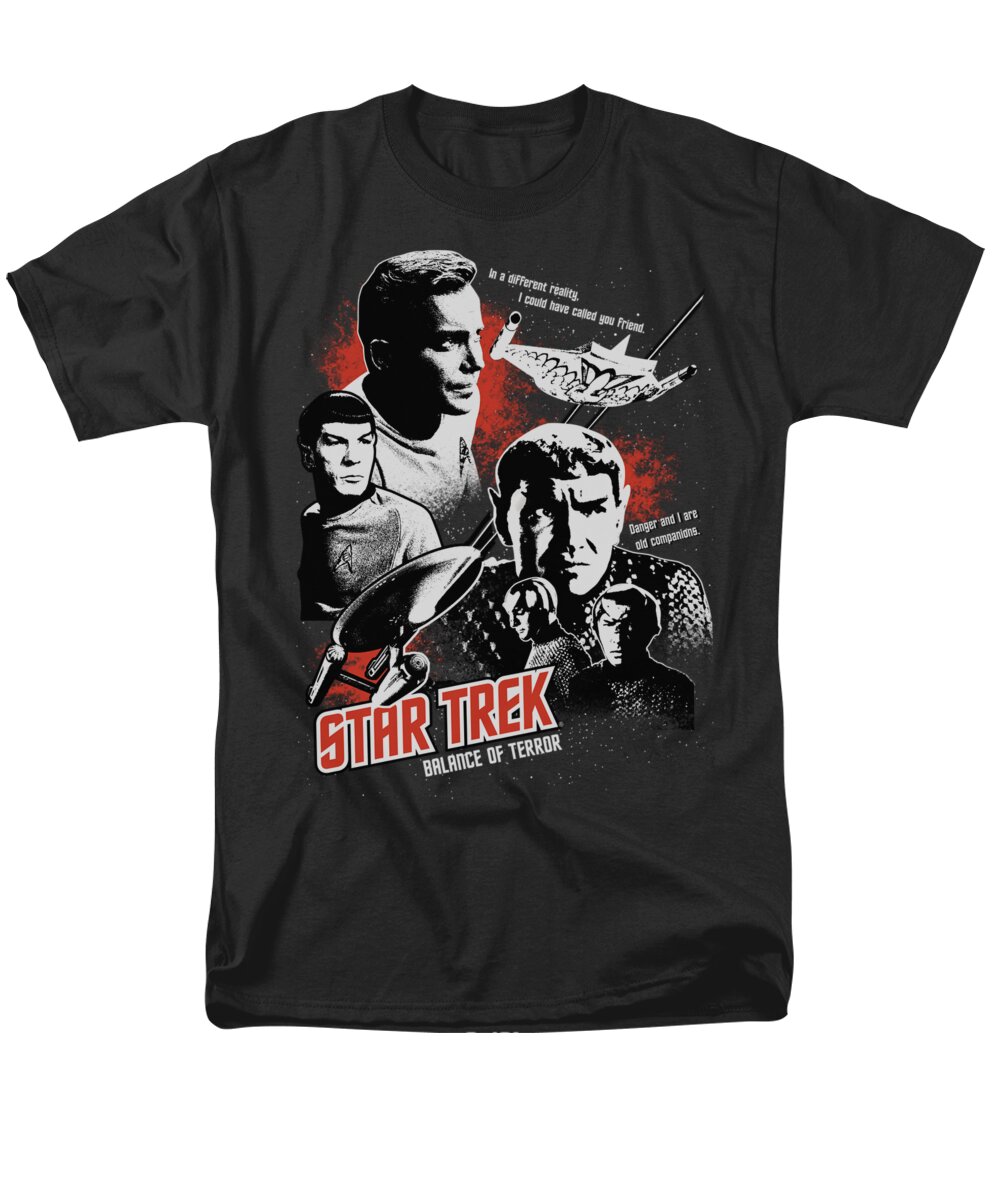 Star Trek Men's T-Shirt (Regular Fit) featuring the digital art Star Trek - Balance Of Terror by Brand A