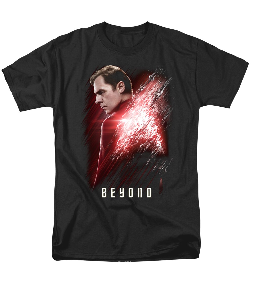 Men's T-Shirt (Regular Fit) featuring the digital art Star Trek Beyond - Scotty Poster by Brand A