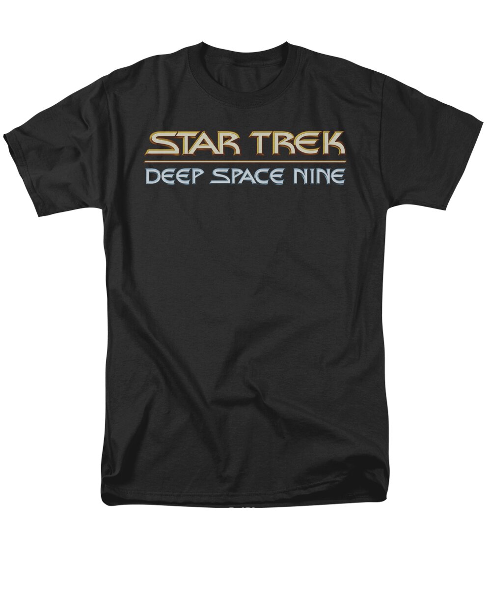Star Trek Men's T-Shirt (Regular Fit) featuring the digital art Star Trek - Deep Space Nine Logo by Brand A