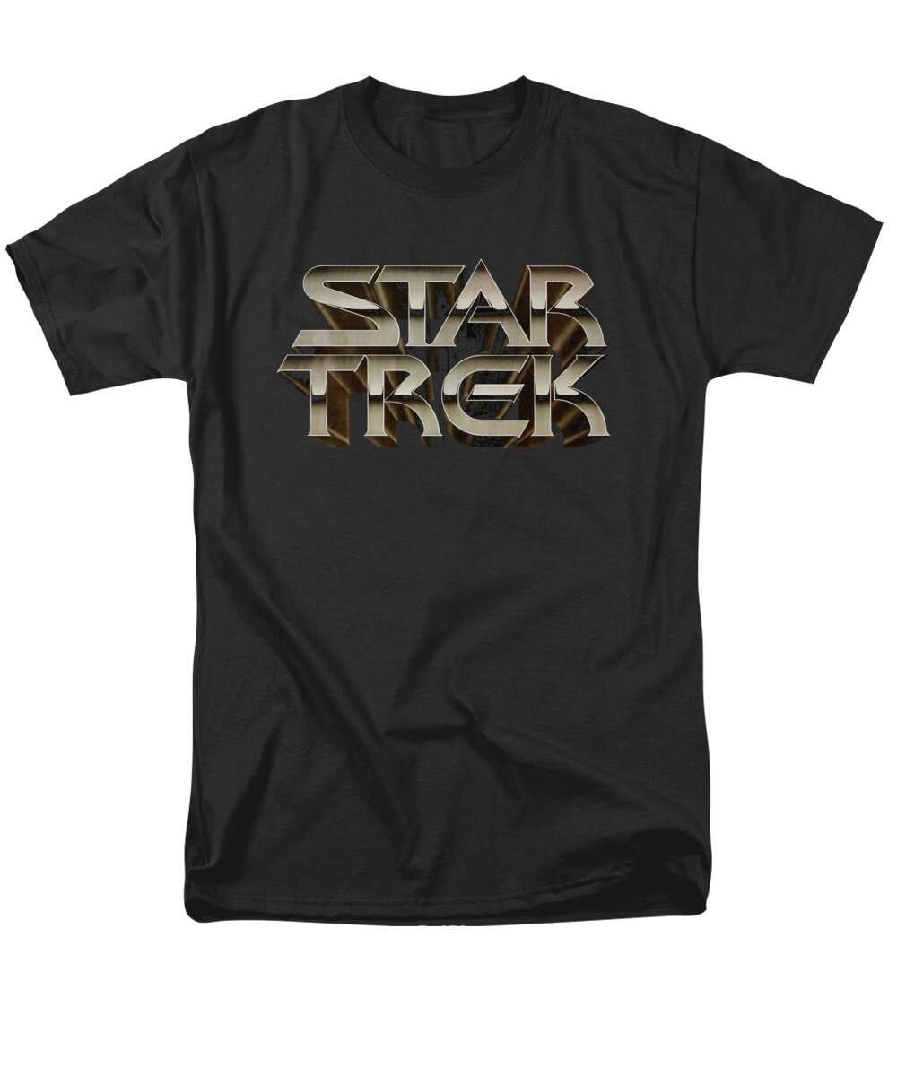 Star Trek Men's T-Shirt (Regular Fit) featuring the digital art Star Trek - Feel The Steel by Brand A