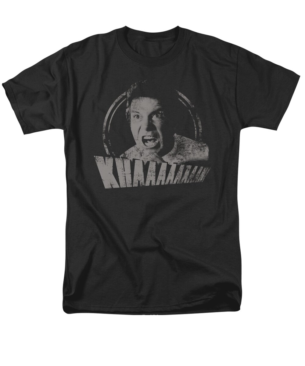  Men's T-Shirt (Regular Fit) featuring the digital art Star Trek - Khan Distressed by Brand A
