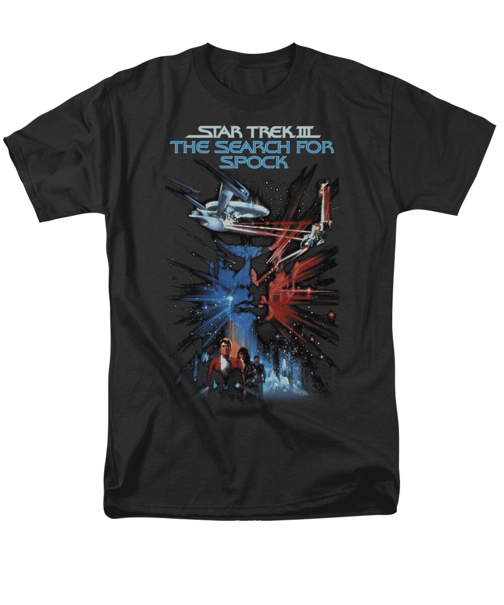 Star Trek Men's T-Shirt (Regular Fit) featuring the digital art Star Trek - Search For Spock(movie) by Brand A