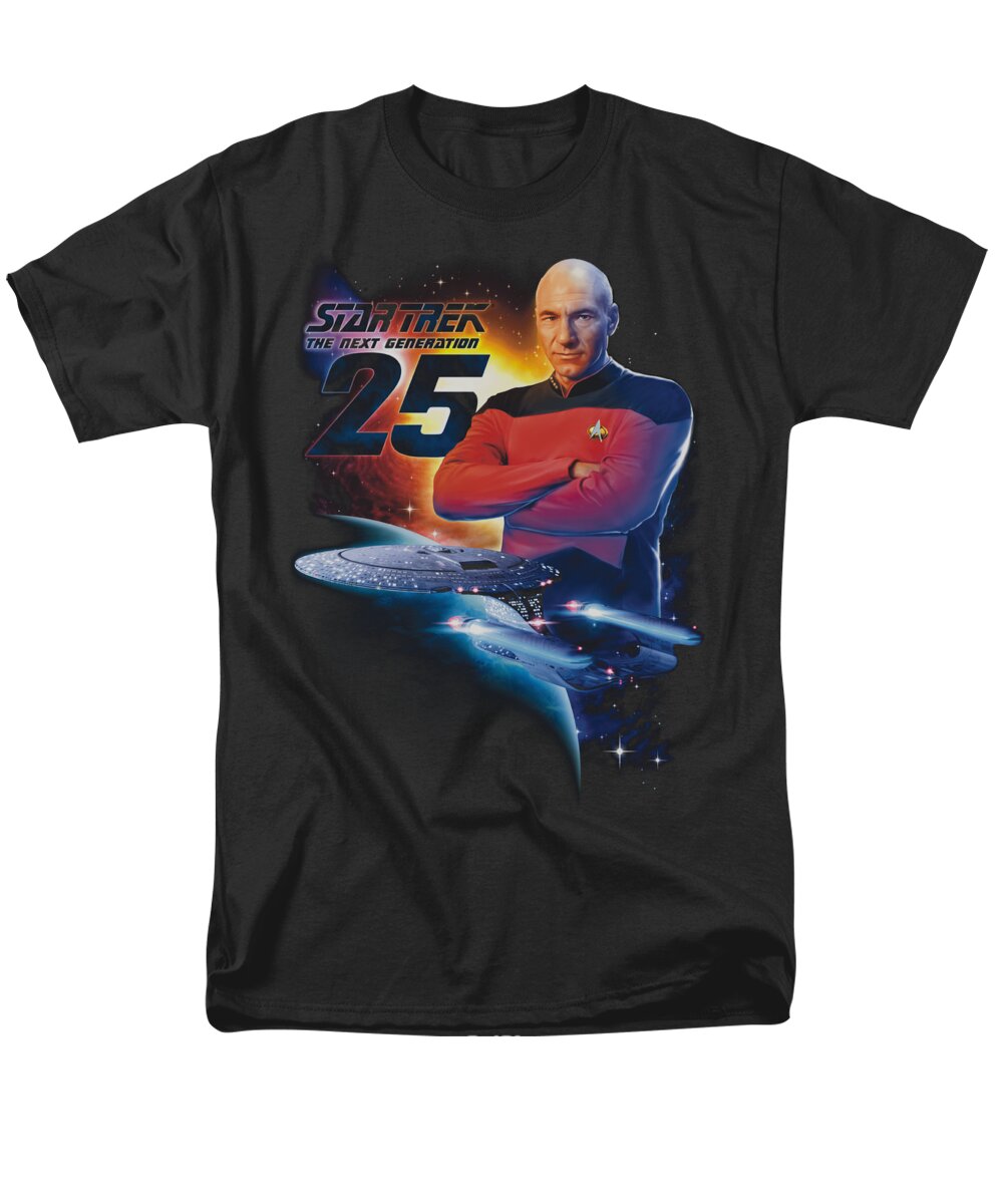  Men's T-Shirt (Regular Fit) featuring the digital art Star Trek - Tng 25 by Brand A