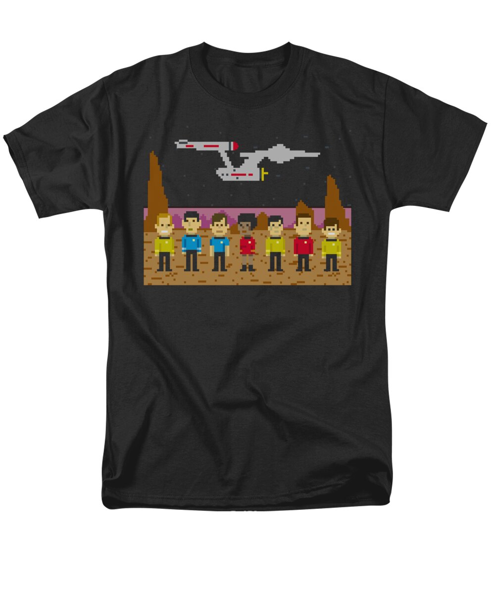  Men's T-Shirt (Regular Fit) featuring the digital art Star Trek - Tos Trexel Crew by Brand A