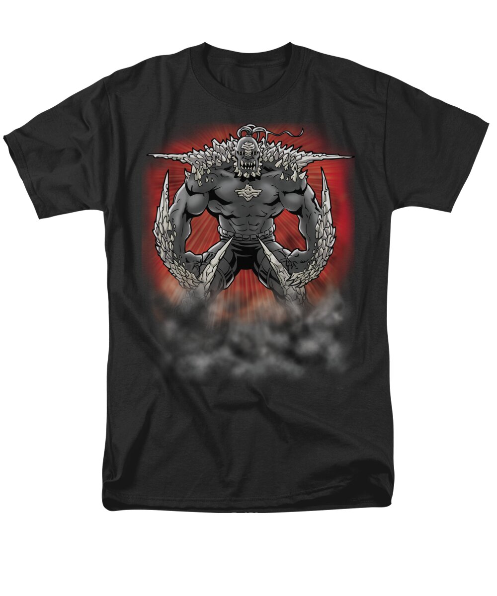 Superman Men's T-Shirt (Regular Fit) featuring the digital art Superman - Doomsday Dust by Brand A