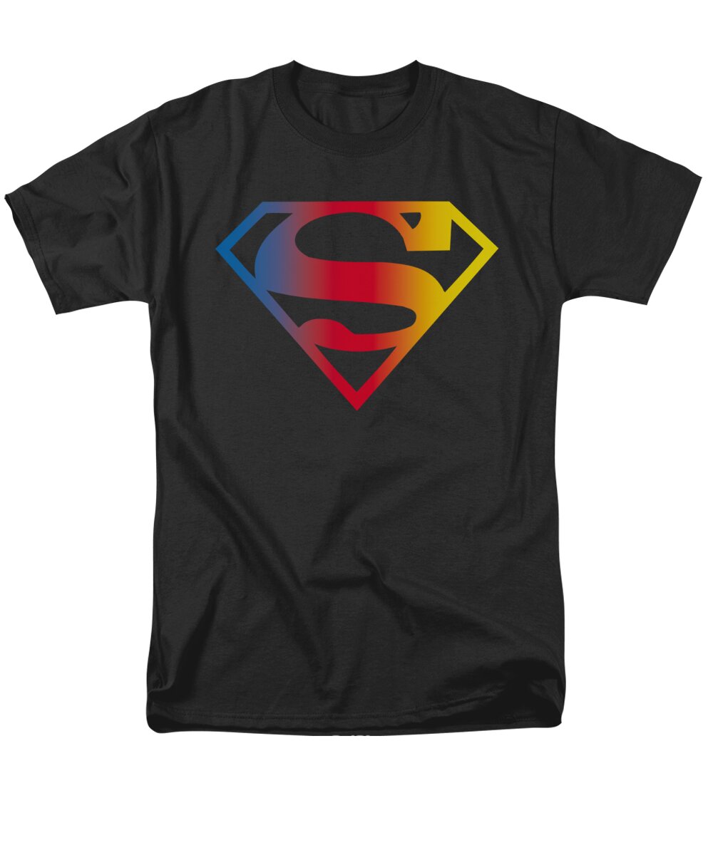  Men's T-Shirt (Regular Fit) featuring the digital art Superman - Gradient Superman Logo by Brand A