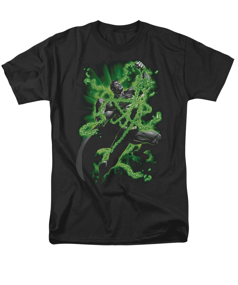  Men's T-Shirt (Regular Fit) featuring the digital art Superman - Kryptonite Chains by Brand A
