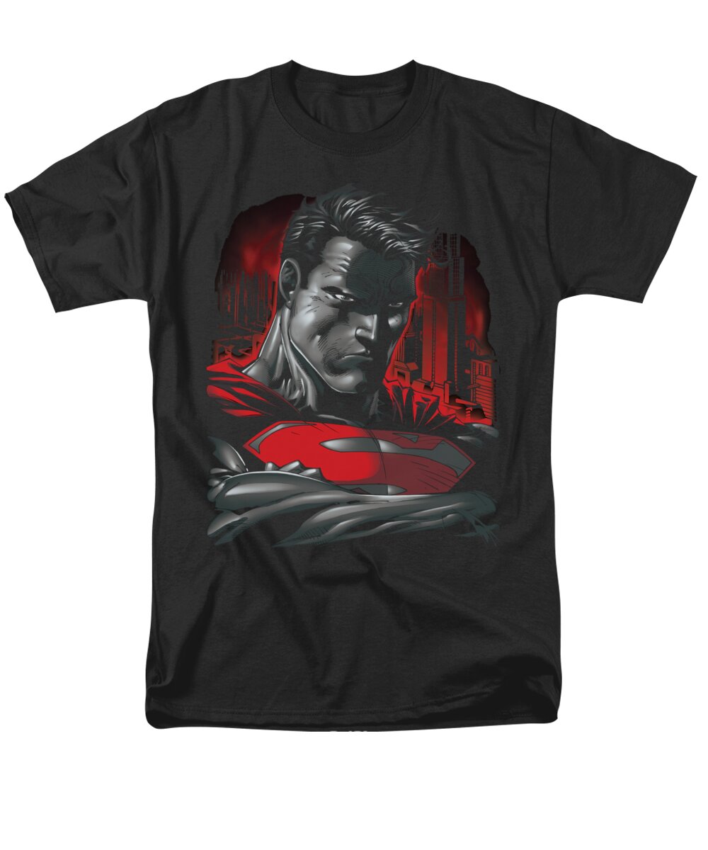  Men's T-Shirt (Regular Fit) featuring the digital art Superman - Man Of Steel by Brand A