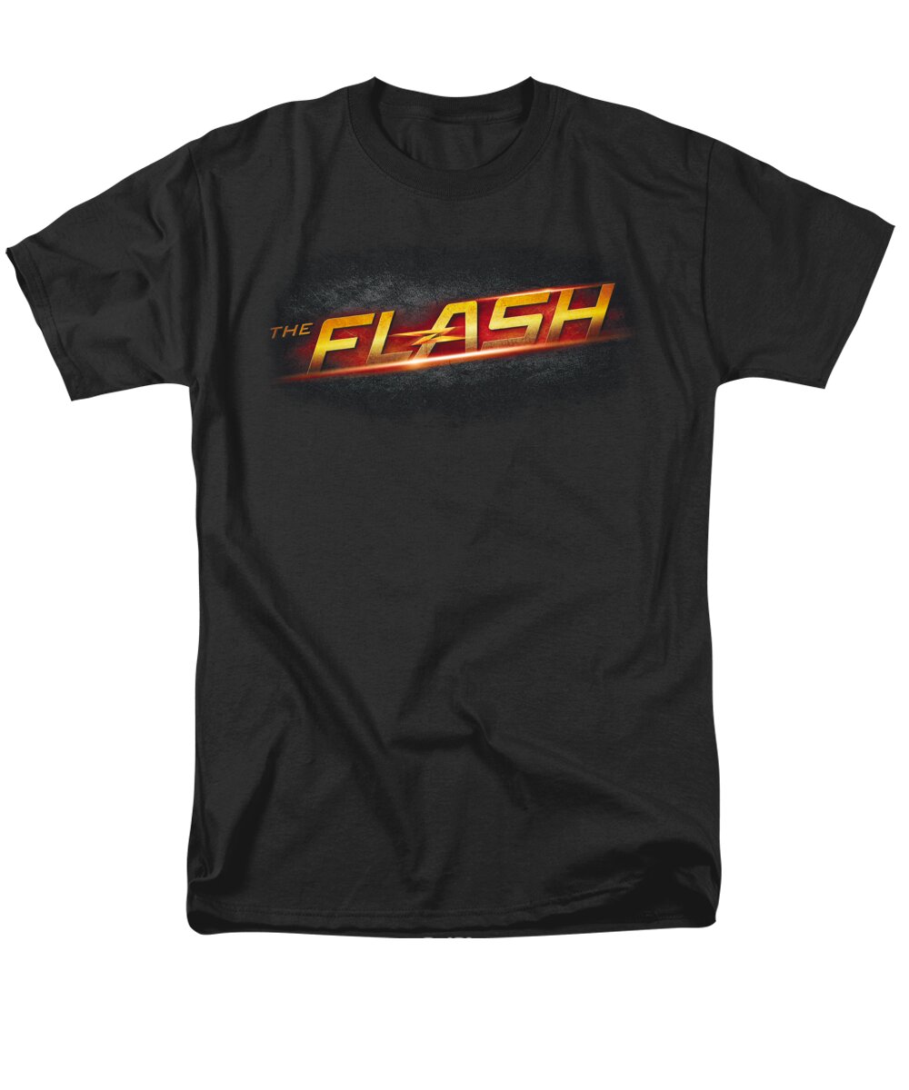  Men's T-Shirt (Regular Fit) featuring the digital art The Flash - Logo by Brand A