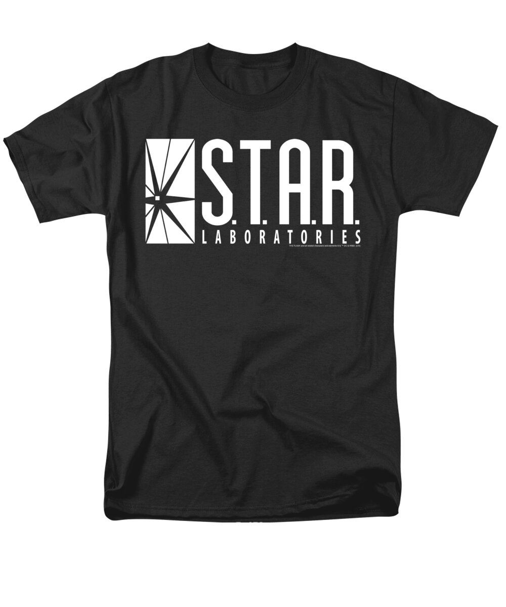  Men's T-Shirt (Regular Fit) featuring the digital art The Flash - S.t.a.r. by Brand A