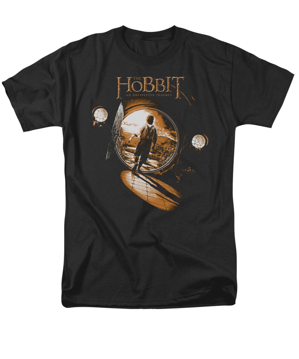  Men's T-Shirt (Regular Fit) featuring the digital art The Hobbi - Hobbit In Hole by Brand A