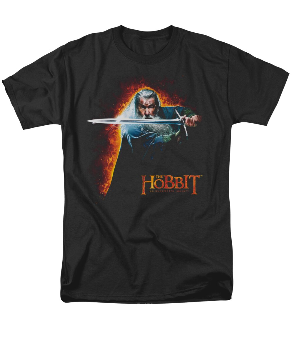  Men's T-Shirt (Regular Fit) featuring the digital art The Hobbit - Secret Fire by Brand A