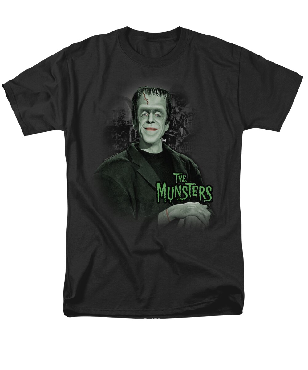 The Munsters Men's T-Shirt (Regular Fit) featuring the digital art The Munsters - Man Of The House by Brand A