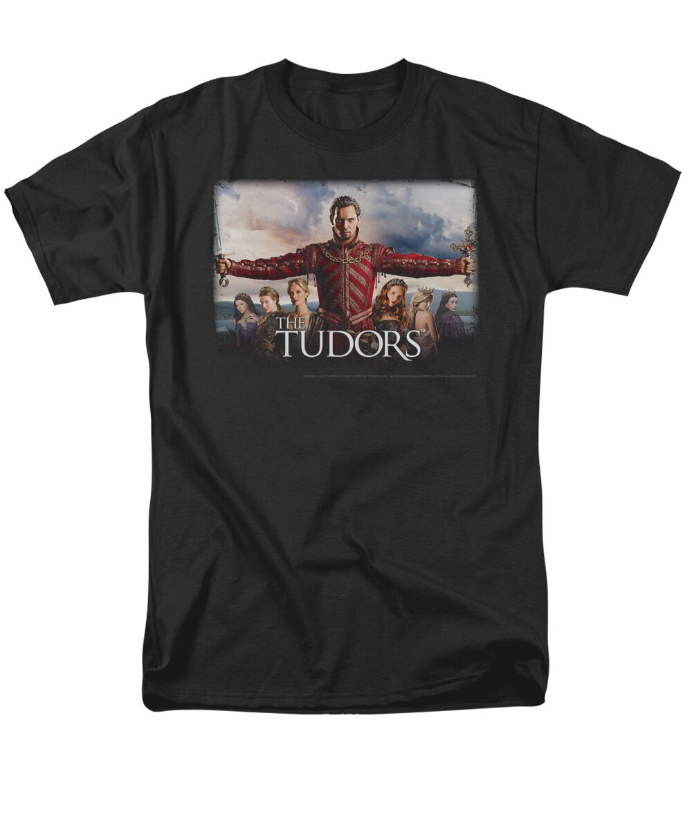 The Tudors Men's T-Shirt (Regular Fit) featuring the digital art Tudors - The Final Seduction by Brand A