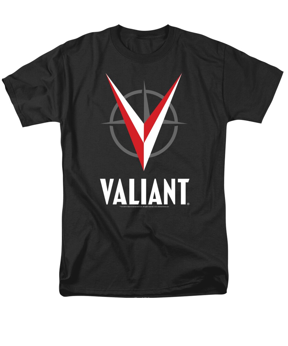  Men's T-Shirt (Regular Fit) featuring the digital art Valiant - Logo by Brand A