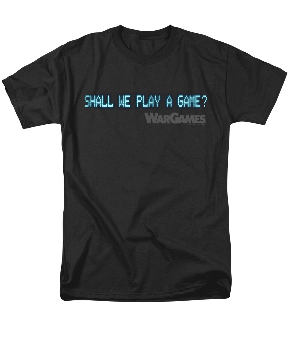  Men's T-Shirt (Regular Fit) featuring the digital art Wargames - Shall We by Brand A