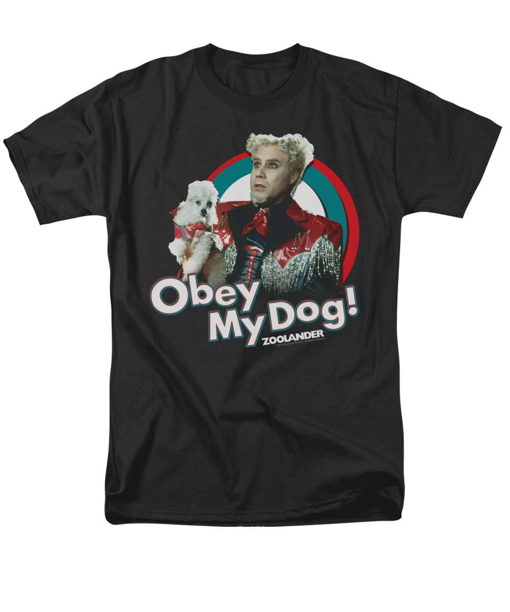 Zoolander Men's T-Shirt (Regular Fit) featuring the digital art Zoolander - Obey My Dog by Brand A