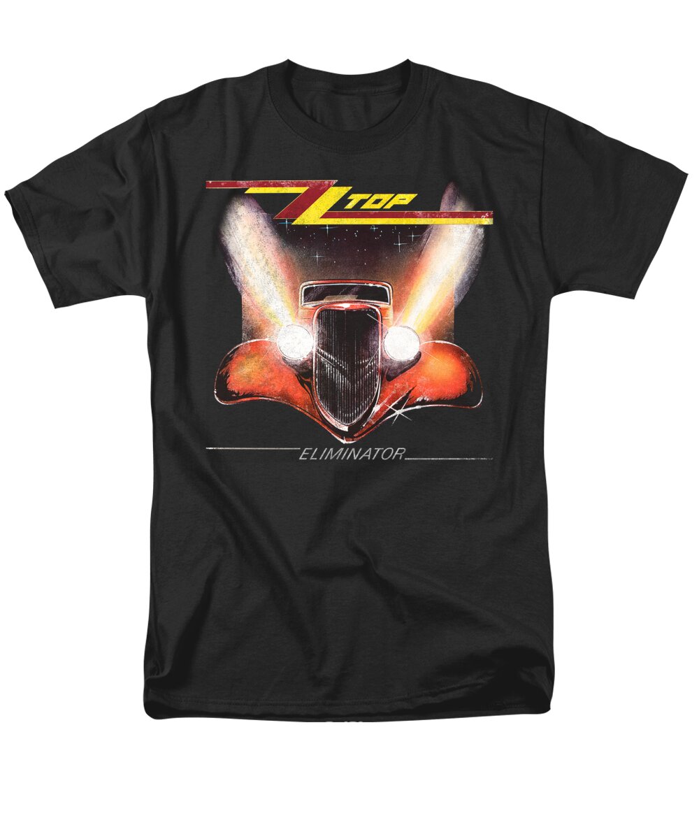  Men's T-Shirt (Regular Fit) featuring the digital art Zz Top - Eliminator Cover by Brand A