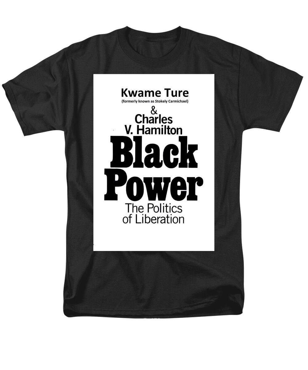 Kwame Ture Men's T-Shirt (Regular Fit) featuring the digital art Kwame Ture by Adenike AmenRa