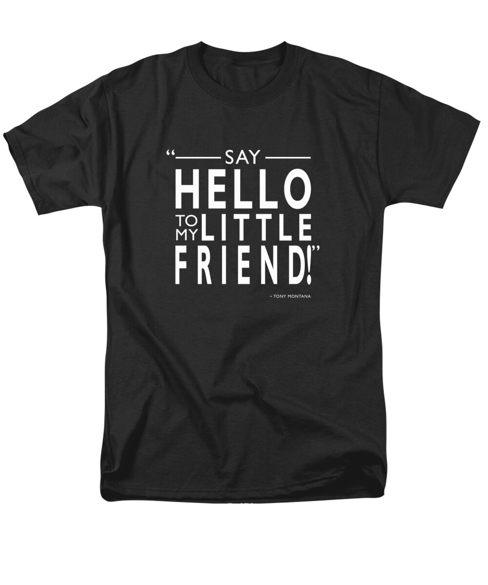 Scarface Men's T-Shirt (Regular Fit) featuring the photograph Say Hello To My Little Friend by Mark Rogan