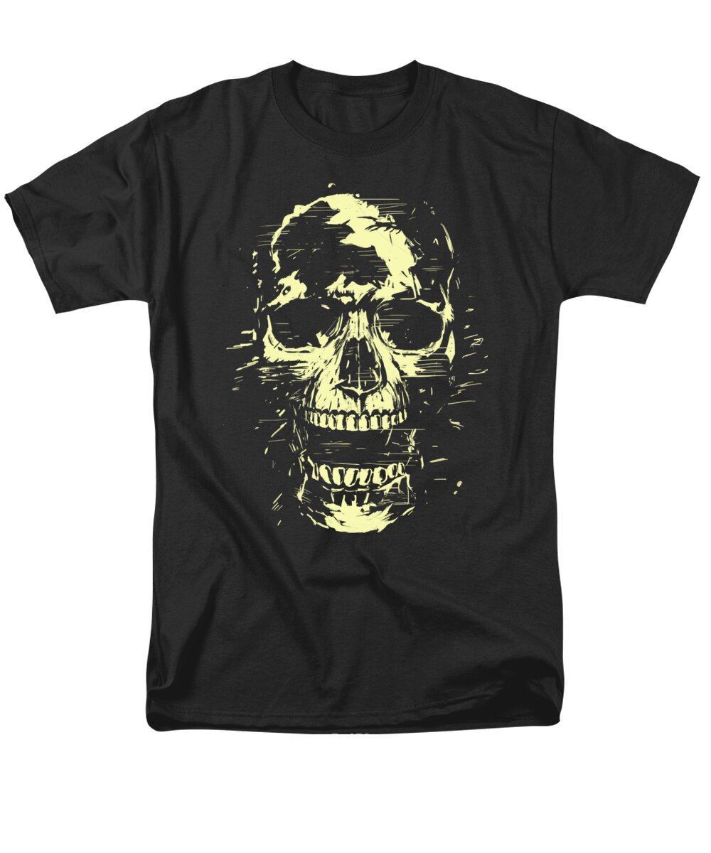 Skull Men's T-Shirt (Regular Fit) featuring the mixed media Scream by Balazs Solti