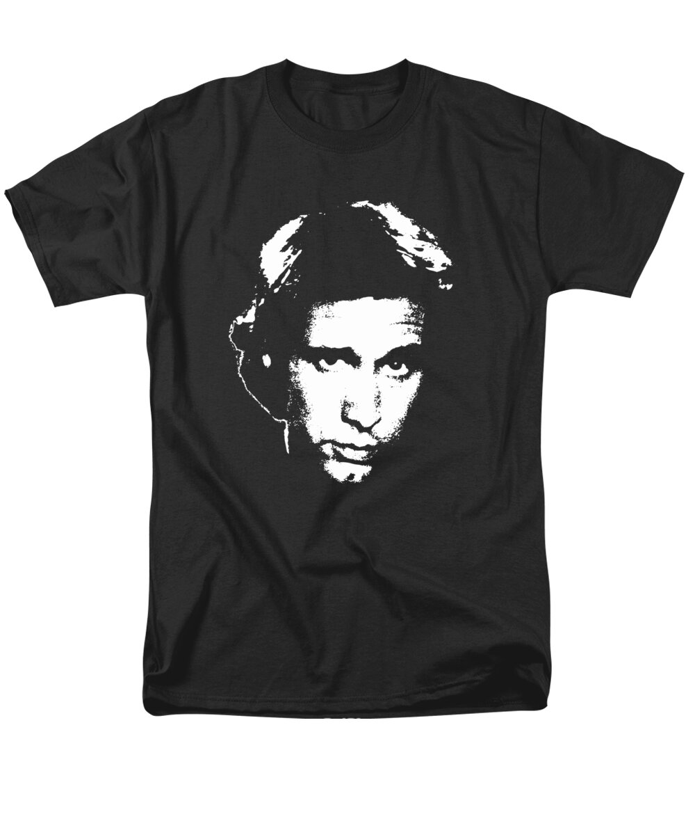 Chevy Chase Men's T-Shirt (Regular Fit) featuring the digital art Chevy Chase Minimalistic Pop Art by Megan Miller