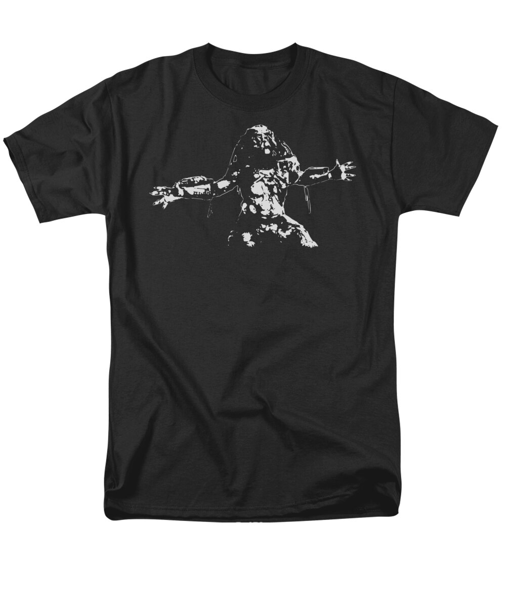 Predator Men's T-Shirt (Regular Fit) featuring the digital art Predator Minimalistic Pop Art by Megan Miller