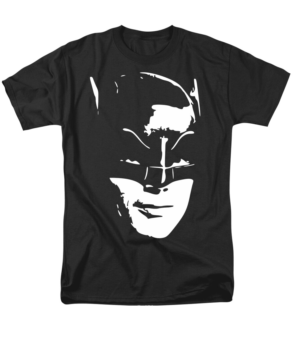 Batman Men's T-Shirt (Regular Fit) featuring the digital art West In Costume Pop Art by Megan Miller