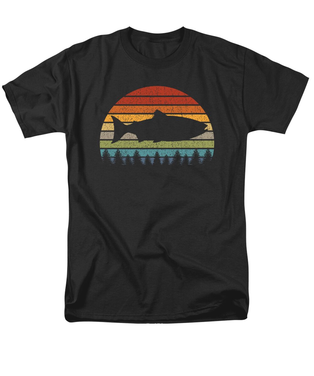 Funny Coho Salmon Fishing Angler Gift #14 T-Shirt by Lukas Davis - Pixels