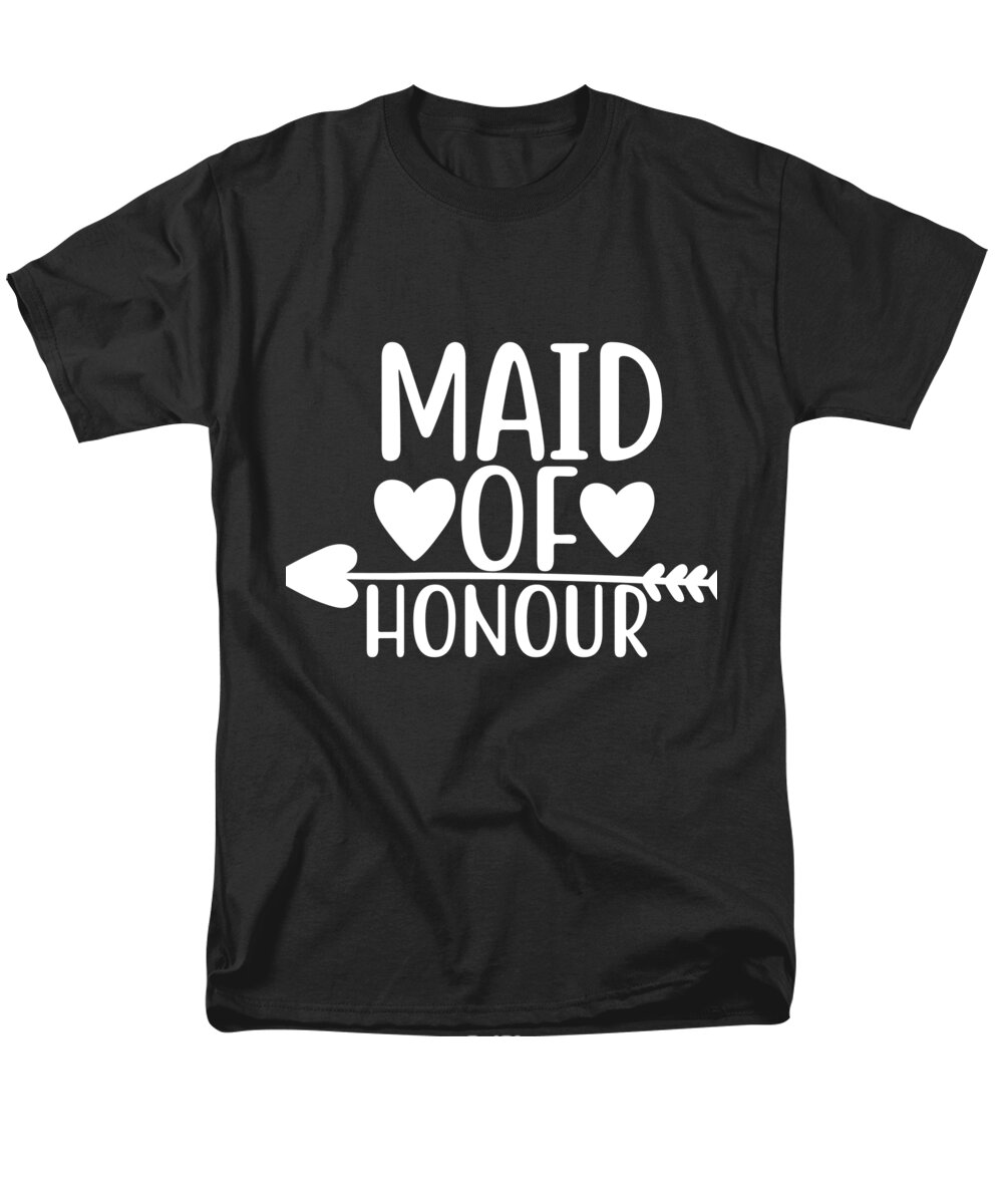 Bridesmaid Men's T-Shirt (Regular Fit) featuring the digital art Maid of Honour by Jacob Zelazny