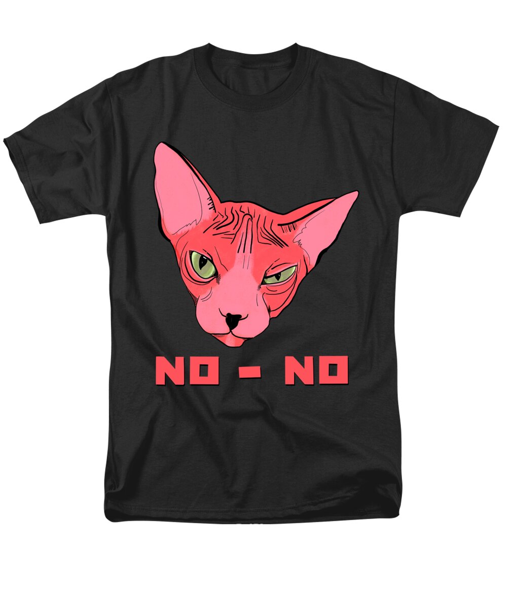 No Men's T-Shirt (Regular Fit) featuring the digital art No No by Lidija Ivanek - SiLa