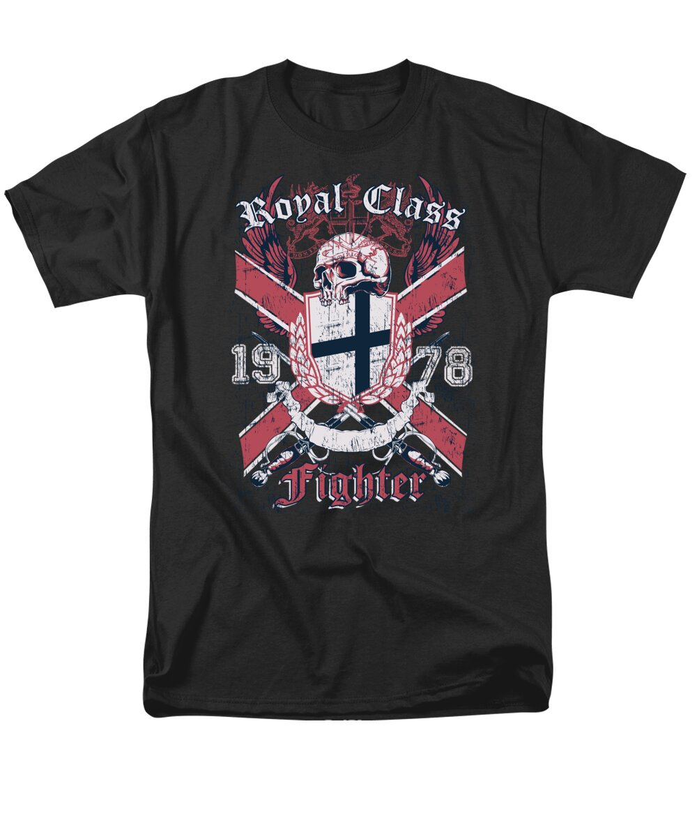 Military Men's T-Shirt (Regular Fit) featuring the digital art Royal Class Fighter by Jacob Zelazny