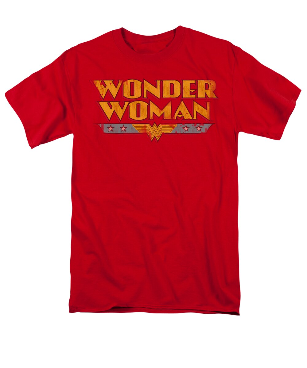 Dc Comics Men's T-Shirt (Regular Fit) featuring the digital art Dc - Wonder Woman Logo by Brand A