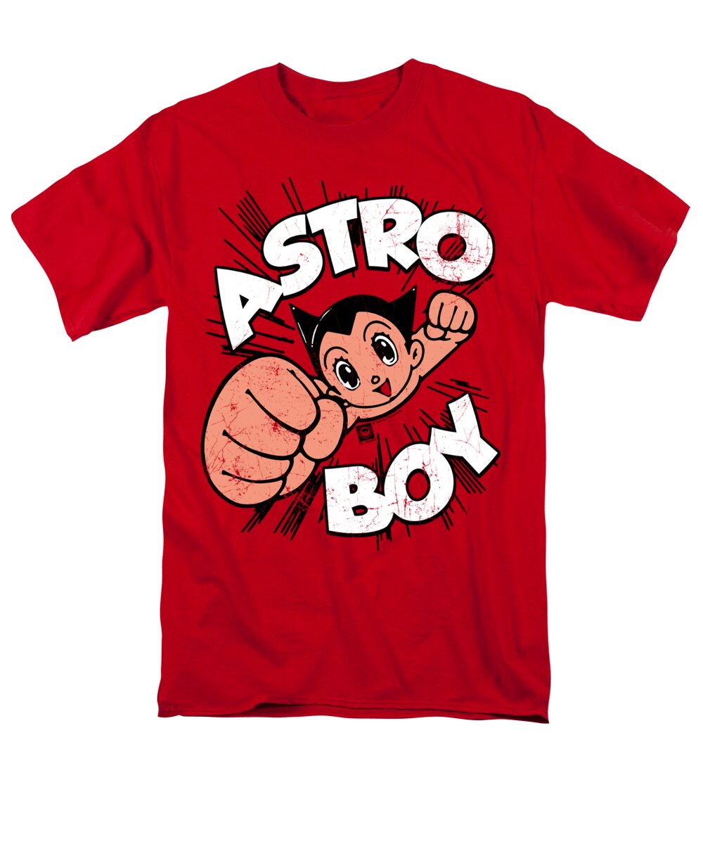  Men's T-Shirt (Regular Fit) featuring the digital art Astro Boy - Flying by Brand A