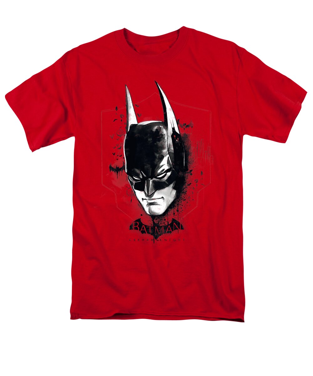  Men's T-Shirt (Regular Fit) featuring the digital art Batman Arkham Knight - Ak Head by Brand A