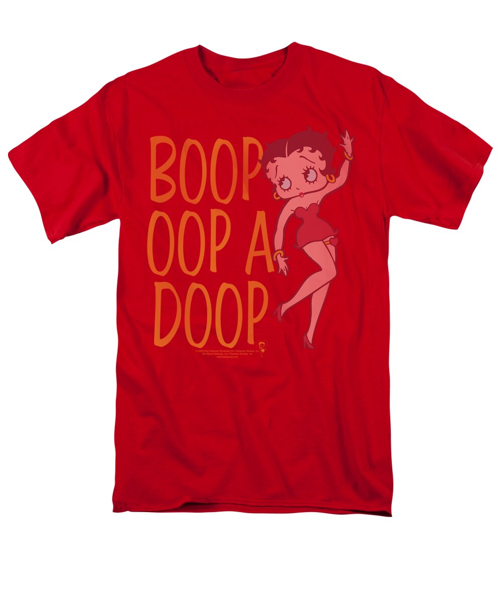 Betty Boop Men's T-Shirt (Regular Fit) featuring the digital art Boop - Classic Oop by Brand A