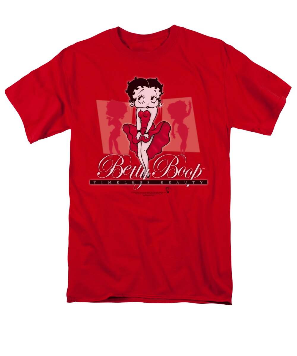 Betty Boop Men's T-Shirt (Regular Fit) featuring the digital art Boop - Timeless Beauty by Brand A