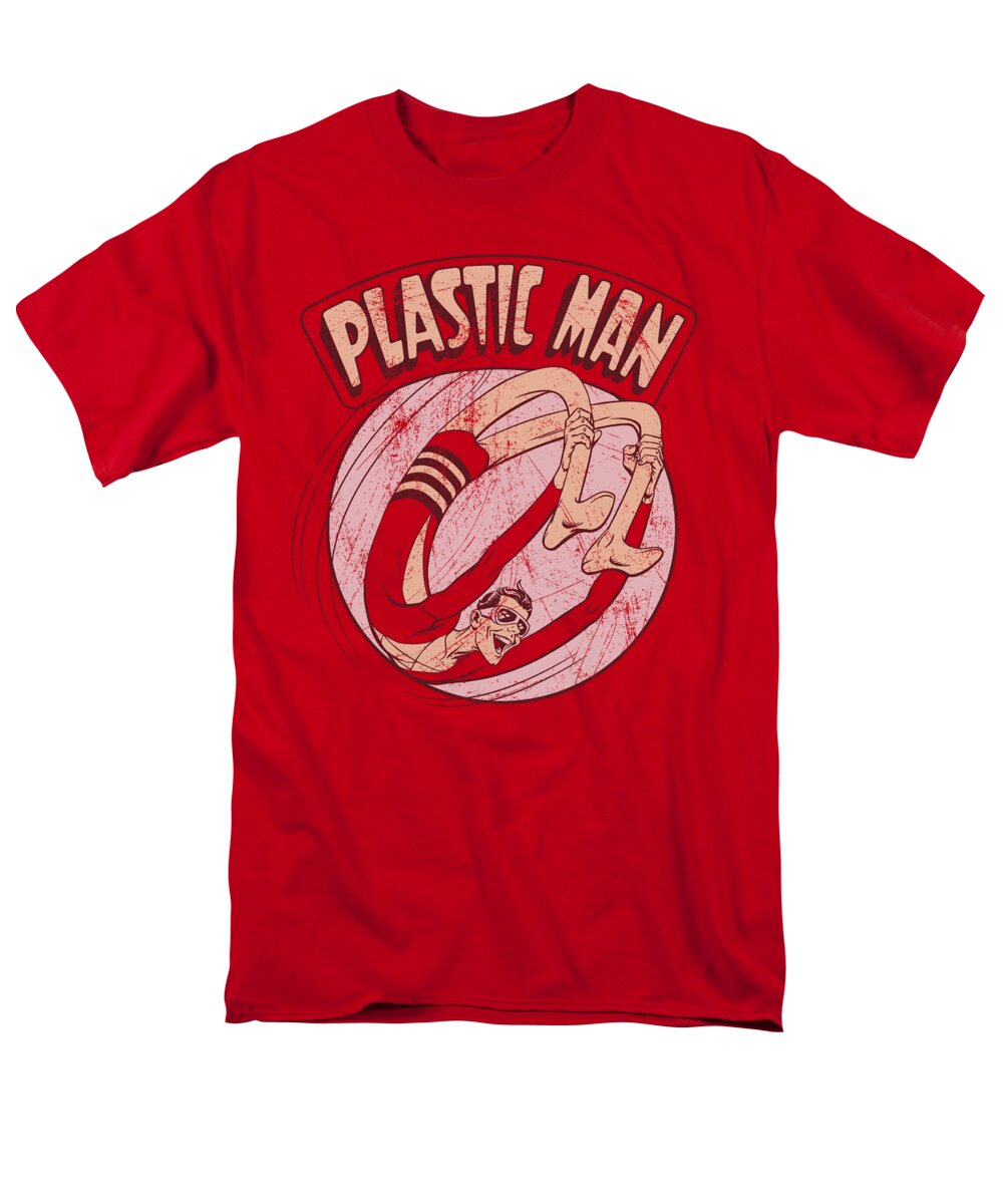 Plastic Man Men's T-Shirt (Regular Fit) featuring the digital art Dc - Bounce by Brand A