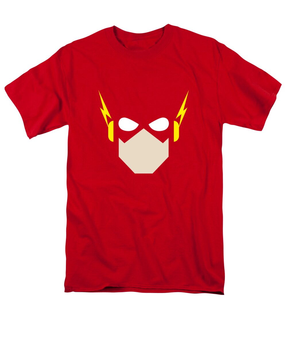  Men's T-Shirt (Regular Fit) featuring the digital art Jla - Flash Head by Brand A